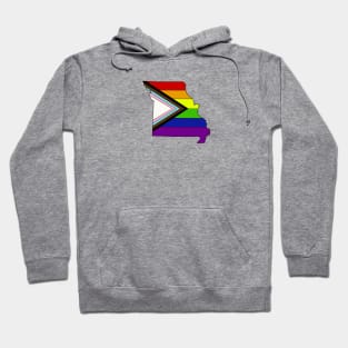 Progress pride flag - Missouri Hoodie